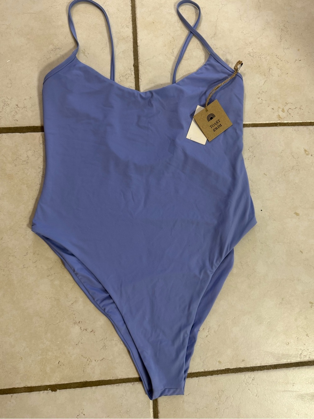 NWT Toast Swim High Cut One Piece Swimsuit